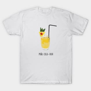 Piña Colada Pineapple Design T-Shirt